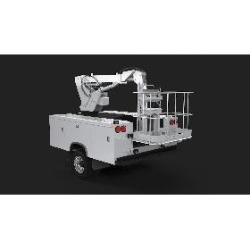 3D Crane Truck Body Shell